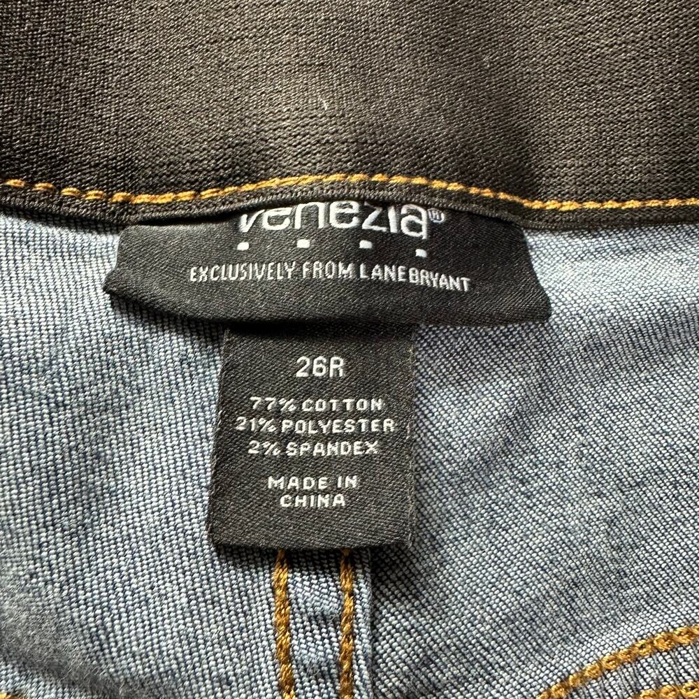 Venezia‎ Jeans Skinny Womens 26 Elastic Comfort Waist Cotton Blend Stretch Dark - Picture 2 of 7